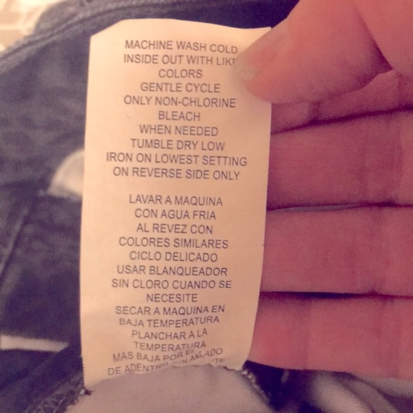 Jolt Black Leopard Print Jeans 11/30w NWOT - Picture 9 of 10